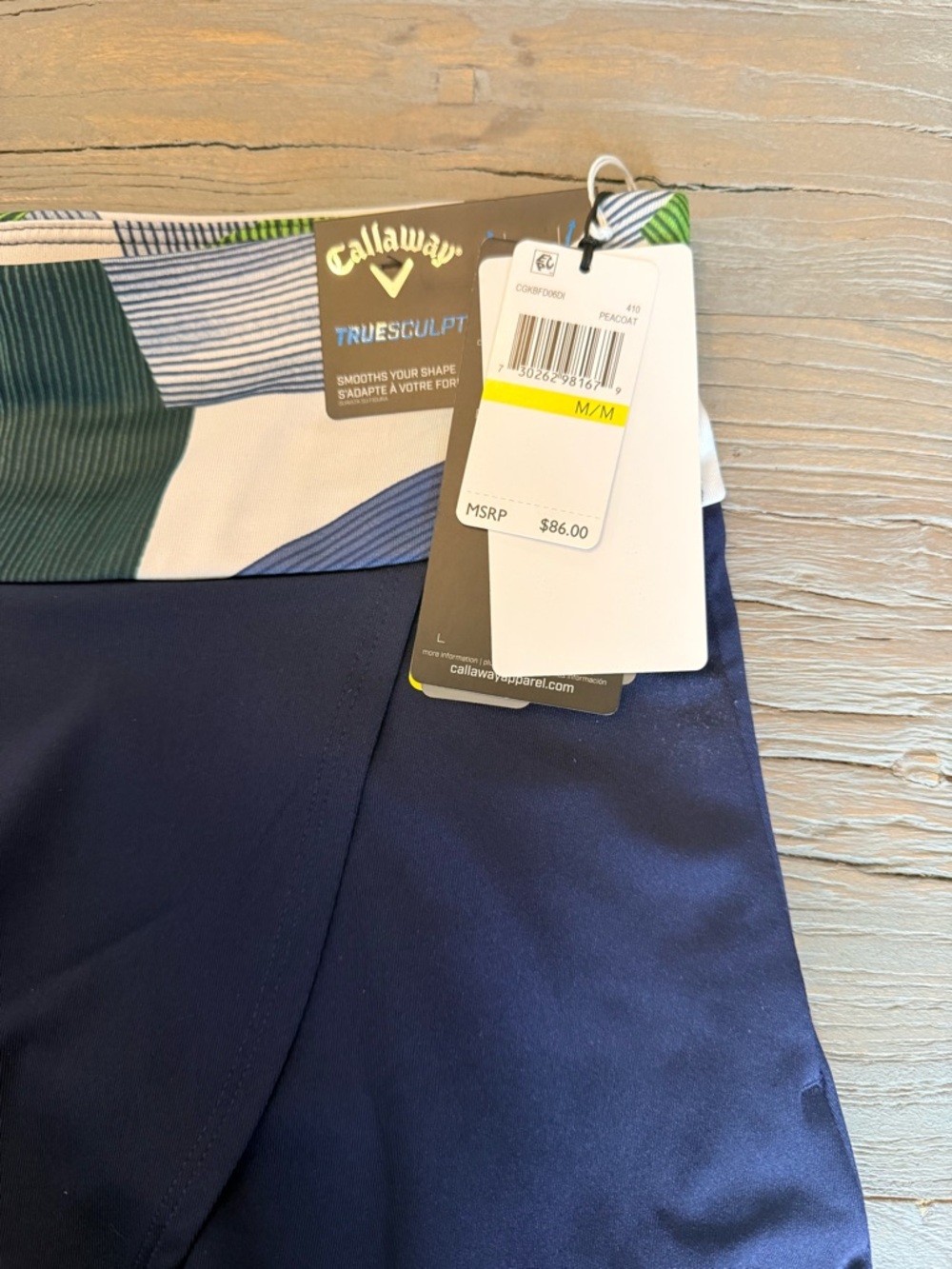 Callaway True Sculpt Opti-Dri Navy/Multi Women's Golf Skort Size-M NWT - Picture 7 of 10